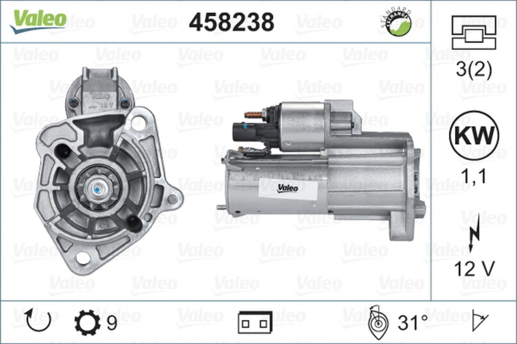 Electromotor AUDI A4 Cabriolet 8H7 B6 8HE B7 VALEO 458238