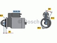 Electromotor AUDI A6 4B2 C5 BOSCH 0001107068