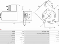 Electromotor AUDI A6 Allroad (4FH, C6) Turism, 03.2006 - 08.2011 AS-PL S0177