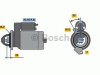 Electromotor AUDI A8 4H BOSCH 0001138019