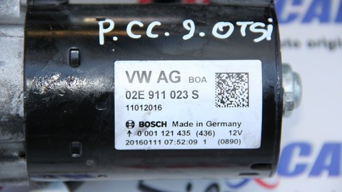 Electromotor Audi Q3 8U 2.0 TSI cod: 02E911023S model 2014