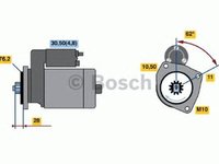 Electromotor AUDI Q7 4L BOSCH 0001125521