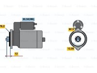 Electromotor AUDI Q7 4L BOSCH 0986021910