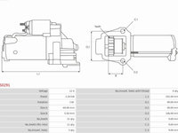 Electromotor BMW 1 (3 door) II (F21) Hatchback, 12.2011 - AS-PL S0291