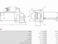 Electromotor BMW 2 (F22, F87) Compartiment, 10.2012 - AS-PL S0595