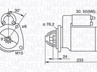 Electromotor BMW 3 Cabriolet E30 MAGNETI MARELLI 063521074420