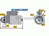 Electromotor BMW 3 Cabriolet E36 BOSCH 0001108157