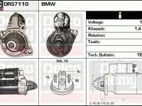 Electromotor BMW 3 Compact E46 DELCOREMY DRS7110