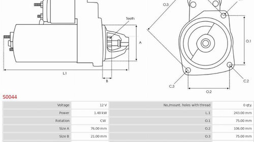 Electromotor BMW 3 Compact III (E36) Hatchbac