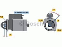 Electromotor BMW 3 Touring E36 BOSCH 0001110110