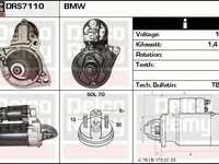 Electromotor BMW 3 Touring E46 DELCOREMY DRS7110