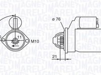 Electromotor BMW 7 E65 E66 E67 MAGNETI MARELLI 063280071010