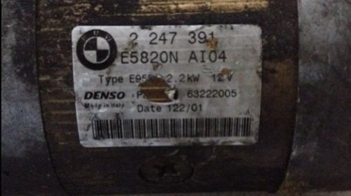 Electromotor BMW E46,E39,E38, X5 motor 3.0 diesel