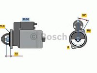 Electromotor CHEVROLET SPARK M300 BOSCH 0986023880