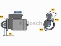 Electromotor CHRYSLER 300 C LX BOSCH 0 001 115 053