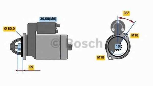 Electromotor CHRYSLER 300 C LX BOSCH 0 001 11