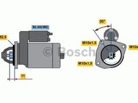 Electromotor CHRYSLER LE BARON Cabriolet BOSCH 0001108070