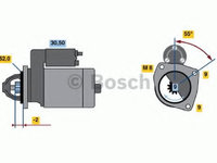 Electromotor CITROËN C-ELYSEE (2012 - 2016) Bosch 0 986 013 850