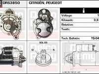 Electromotor CITROEN AX ZA- DELCOREMY DRS3850