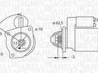 Electromotor CITROEN C-CROSSER EP MAGNETI MARELLI 063523624010