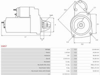 Electromotor CITROEN C3 I (FC_, FN_) Hatchback, 02.2002 - AS-PL S3057