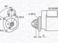 Electromotor CITROEN C4 I LC MAGNETI MARELLI 063521084000