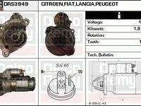 Electromotor CITROEN C4 II B7 DELCOREMY DRS3949