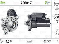 Electromotor CITROEN JUMPER platou sasiu 230 VALEO 726017