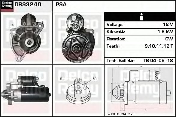Electromotor CITROEN JUMPY platou sasiu BU BV BW B