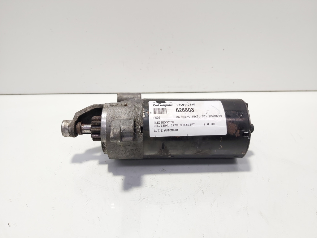 Electromotor, cod 03L911021E, Audi A4 Avant (8K5, B8), 2.0 TDI, CAH, cutie automata (idi:626803)