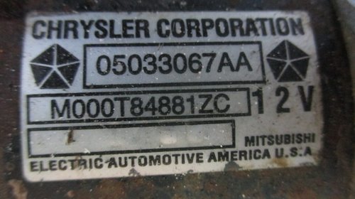 ELECTROMOTOR COD 05033067AA / M000T84881ZC CHRYSLER PT CRUISER 2.0 / 2.4 SEBRING 2.0 ⭐⭐⭐⭐⭐