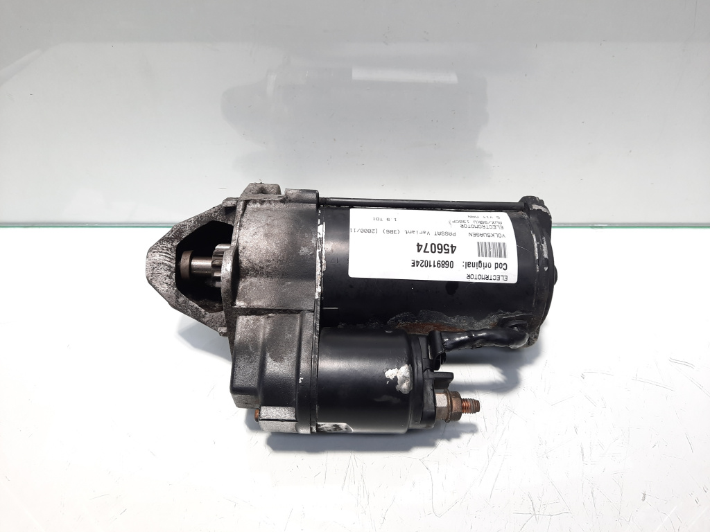 Electromotor, cod 068911024E, Audi A4 (8D2, B5), 1.9 TDI, AVB, 5 vit man