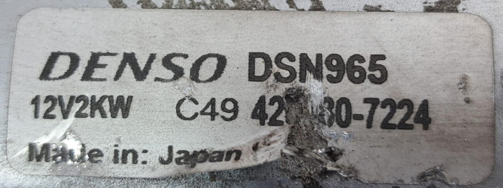 Electromotor Cod: DSN965 Porsche Cayenne