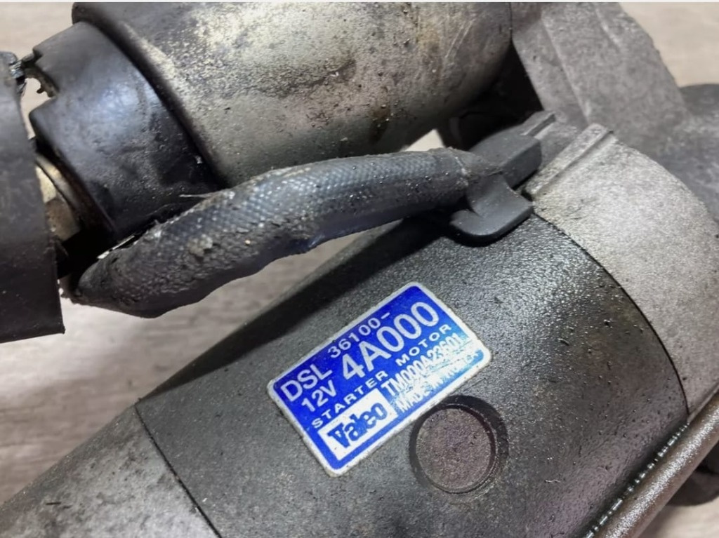 Electromotor D4CB 2.5 crdi an fab 2002-2008 cod 36100-4A000 / TM000A23601 10 dinti 12V Valeo Kia Sorento
