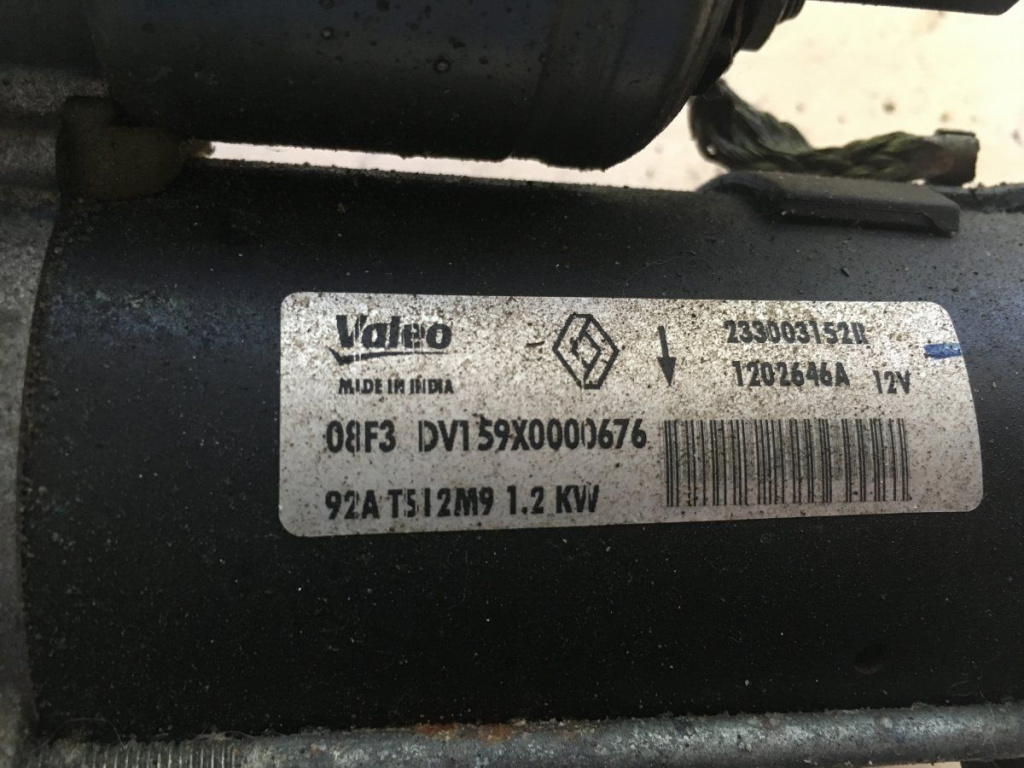 Electromotor dacia duster 1.5 dci cod 23
