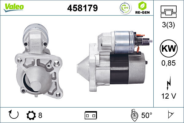 Electromotor # Dacia Logan 1.6 mcv [ks] mpi 85 benzina 84cp/62kw K7M 800 2010 2011 2012 2013 2014 2015 2016 2017 2018 2019 2020 2021 2022 2023 2024 2025 # 458179 # VALEO