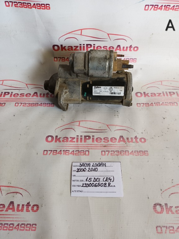 ELECTROMOTOR DACIA LOGAN 2006-2010 1.5 DCI E4 233006508R