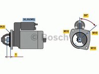 Electromotor DACIA LOGAN LS BOSCH 0986022810