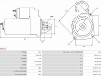 Electromotor DACIA LOGAN MCV KS AS-PL S3012