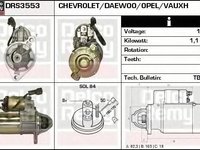 Electromotor DAEWOO NUBIRA KLAJ DELCOREMY DRS3553