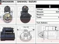 Electromotor DAEWOO TICO KLY3 DELCOREMY DRS3693N