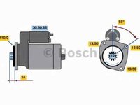 Electromotor DAF CF 85 BOSCH 0 986 022 260