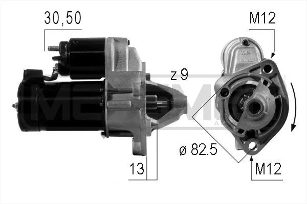 Electromotor ERA AUDI A4 B6 Cabriolet (8H7) 2002-2005 - 220004A