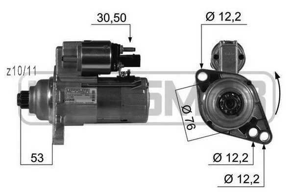 Electromotor ERA VW PASSAT ALLTRACK B8 Variant (3G5, CB5) 2015-2018 - 220449A