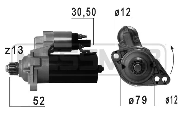 Electromotor ERA VW TRANSPORTER T5 bus (7HB, 7HJ, 7EB, 7EJ) 2009-2015 - 220673A