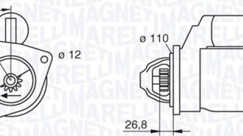 Electromotor FIAT 131 Familiare/Panorama MAGN