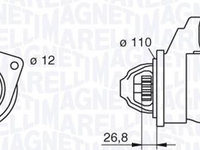 Electromotor FIAT 131 MAGNETI MARELLI 063217154010