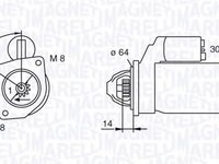 Electromotor FIAT ALBEA 178 MAGNETI MARELLI 063223085010