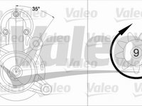 Electromotor FIAT ALBEA 178 VALEO 458204