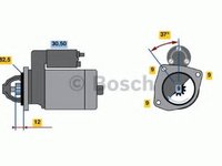 Electromotor FIAT BRAVA (182) (1995 - 2003) Bosch 0 986 017 790